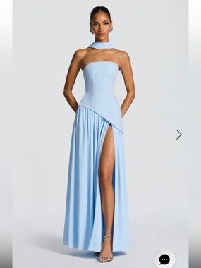 Babyboo MALIYAH MAXI DRESS - BABY BLUE